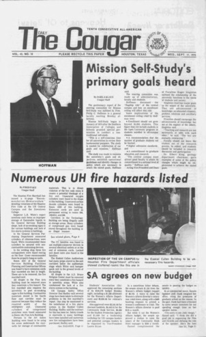 The Daily Cougar. Vol. 42, No. 10, September 17, 1975.