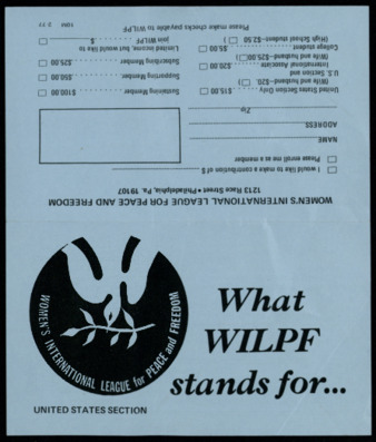 What WILPF stands for...