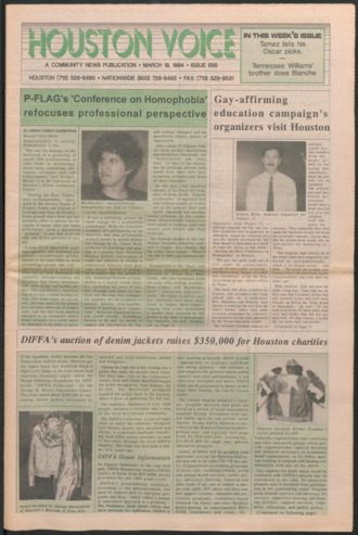 Houston Voice, No. 699, March 18, 1994