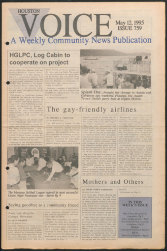 Houston Voice, No. 759, May 12, 1995