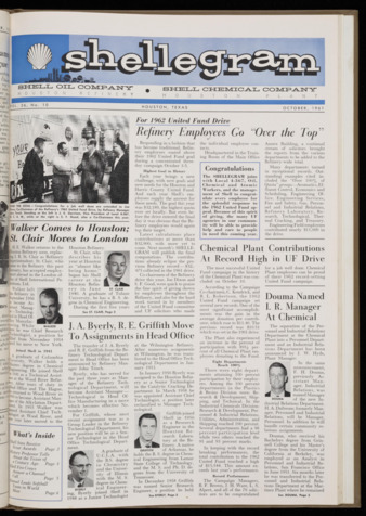 Shellegram, Vol. 26, No. 10, October 1961