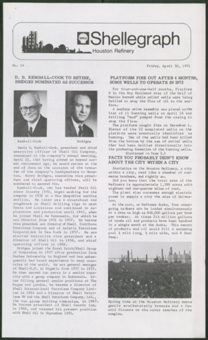 Shellegraph, No. 16, April 30, 1971