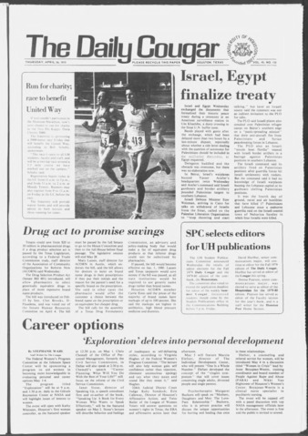 The Daily Cougar. Vol. 45, No. 135, April 26, 1979.