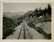 Train tracks in Pikes Peak, Colorado