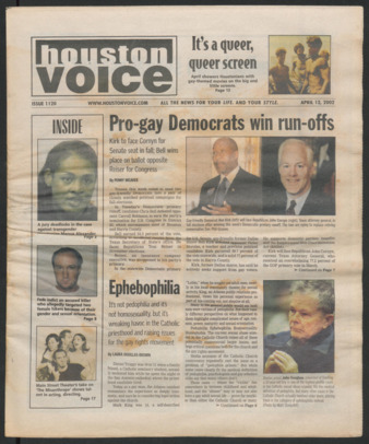 Houston Voice, No. 1120, April 12, 2002