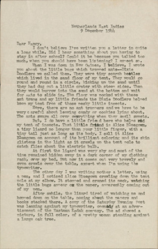 Letter from Capt. O. C. McDavid to Nancy McDavid, 1944 December 9