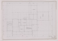 Job 67-38, Residence at Hunters Grove, Sheet 3: Foundation plan