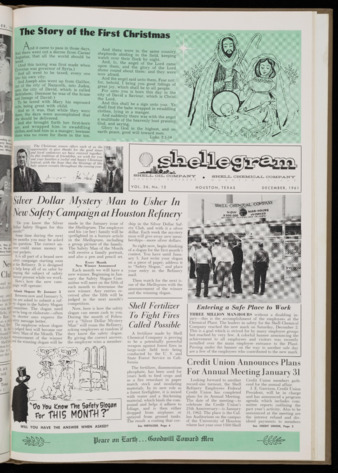 Shellegram, Vol. 26, No. 12, December 1961