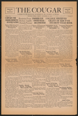 The Cougar, Vol. 2, No. 10, November 22, 1935