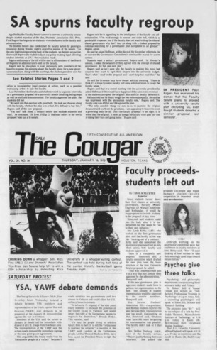 The Daily Cougar. Vol. 39, No. 56, January 18, 1973.