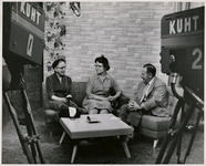 Henry Du Pris conducts an interview during a KUHT open house