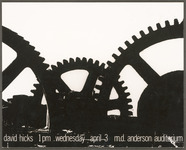 David Hicks Lecture Poster