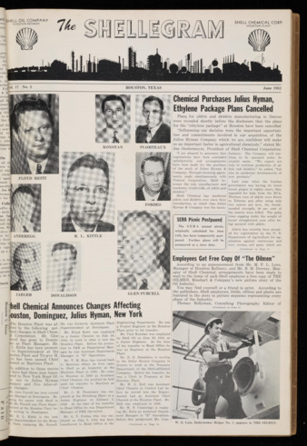 The Shellegram, Vol. 17, No. 5, June 1952