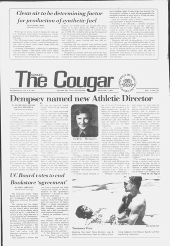 The Summer Cougar. Vol. 45, No. 145, July 18, 1979.