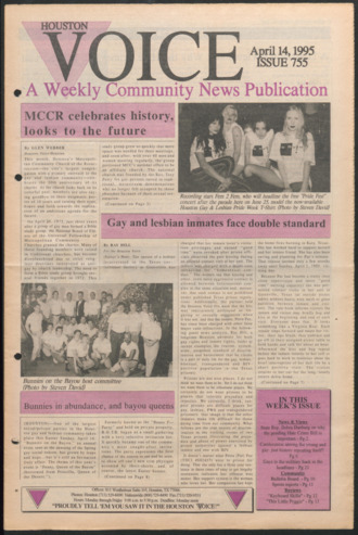 Houston Voice, No. 755, April 14, 1995