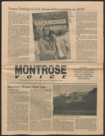 Montrose Voice, No. 145, August 5, 1983