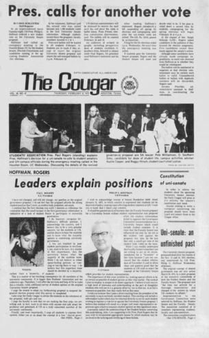 The Daily Cougar. Vol. 39, No. 67, February 8, 1972.