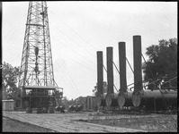 Oil well and boilers