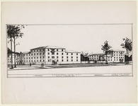 Architectural drawing of the Quadrangle