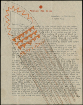 Letter from Capt. O. C. McDavid to Inez McDavid, 1944 April 19