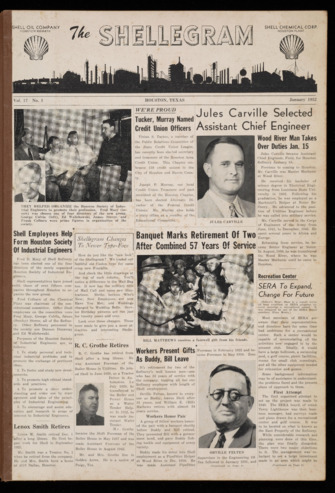 The Shellegram, Vol. 17, No. 1, January 1952