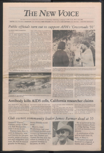 The New Voice, No. 555, June 14-20, 1991