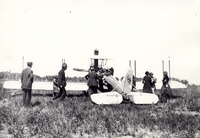 Curtiss Oriole airplane with pilot