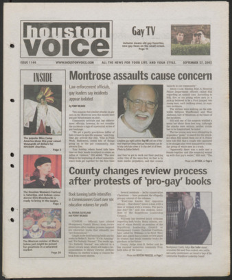 Houston Voice, No. 1144, September 27, 2002