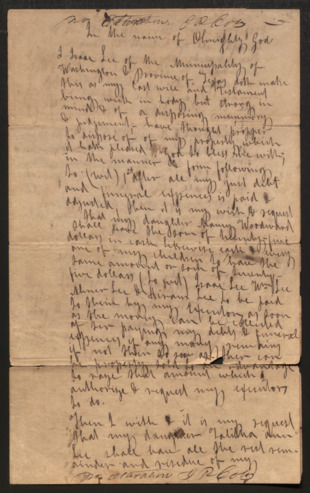 The last will and testament of Isaac Lee