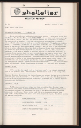 Shelletter, No. 24, October 8, 1962