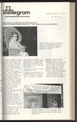 Shellegram, Vol. 40, No. [7], February 13, 1975