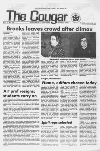 The Daily Cougar. Vol. [43], No. 109, April 28, 1977.