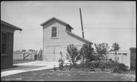 Wooden building with window