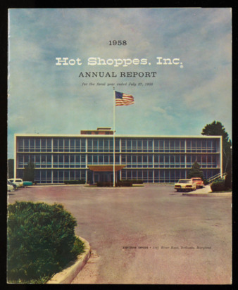 Hot Shoppes, Inc., 1958 Annual Report