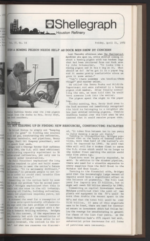 Shellegram, Vol. 37, No. 16, April 21, 1972