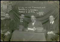 General Pablo González at San Fernando Cemetery with A. Breceda and General Pesqueira