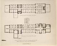 Floor plans of the Roy G. Cullen Memorial Building
