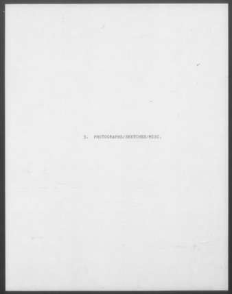 Mel Chin Photographs, Sketches, Misc.