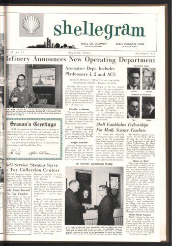 Shellegram, Vol. 20, No. 12, December 1955