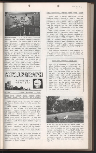 Shellegraph, No. 269, December 29, 1967