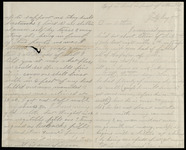 Letter from William Edgerton to Dorothy Edgerton, regarding money