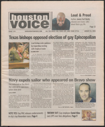 Houston Voice, No. 1191, August 22, 2003