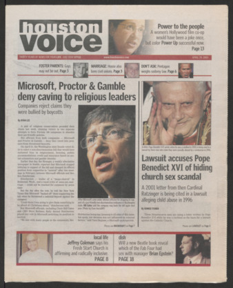 Houston Voice, April 29, 2005
