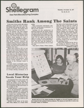 Shellegram, Vol. 42, No. 42, November 10, 1977