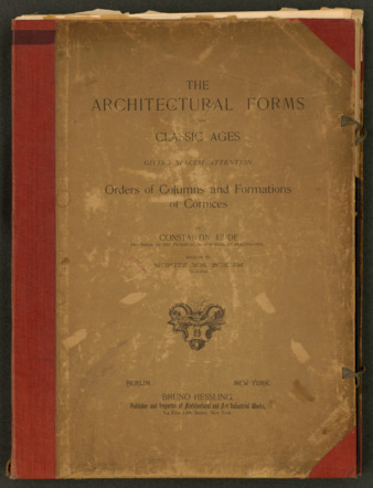 The architectural forms of the classic ages