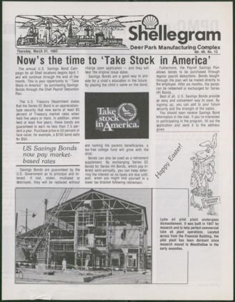 Shellegram, Vol. 48, No. 13, March 31, 1983