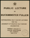 Buckminster Fuller Lecture Poster