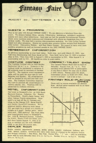 15th Annual Fantasy Faire