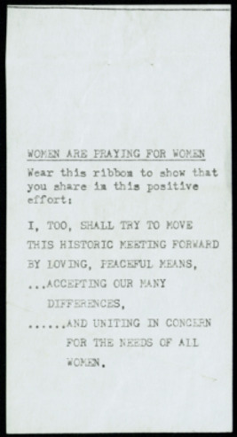 Women are Praying for Women