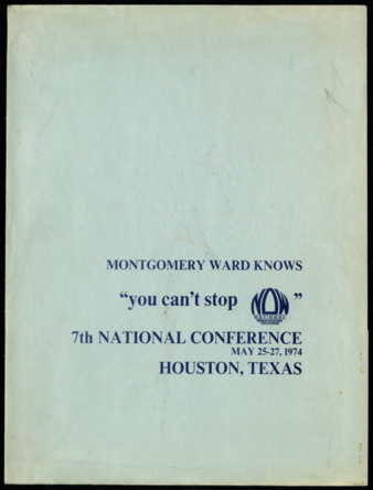 National Organization for Women 7th National Conference folder